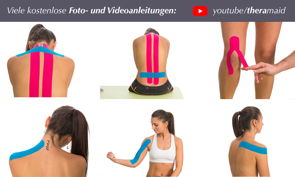 Energytape - Premium Kinesiotapes aus Viskose - verschiedene Farben
