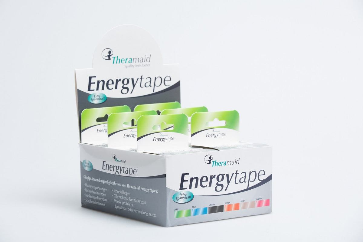 Energytapes Großpackung Premium Kinesiotapes - 48 Stück + 6 Gratis - Theramaid